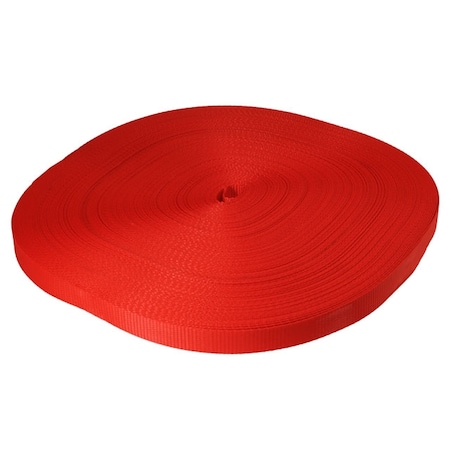 Us Cargo Control 1" x 300' 4.5K Polyester Cargo Webbing - Red NS-WEB14500RED